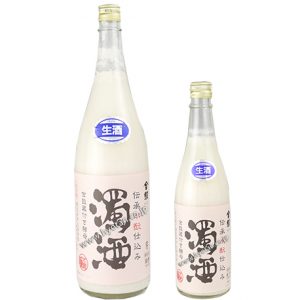 金鼓 伝承水もと仕込み　濁酒　生（春夏バージョン）ガス抜き栓タイプ